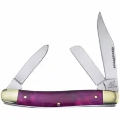 Frost Cutlery & Knives Frost OC066PMOP Stockman Purple MOP