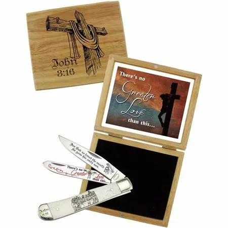 Frost Cutlery & Knives Frost SET812J316 John 3:16 Trapper