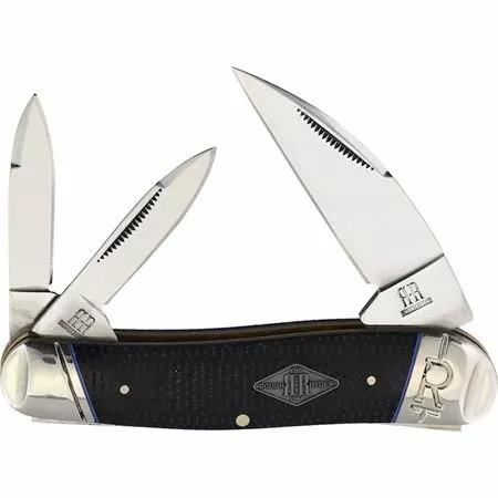 Rough Rider Knives Rough Rider 2217 Seahorse Whittler Black Mica