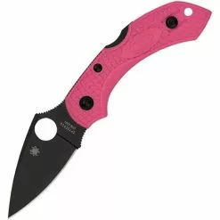 Spyderco Knives Spyderco 28FPPNS30VBK2 Dragonfly 2 Lockback Knife Pink Heal