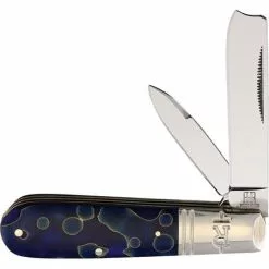Rough Rider Knives Rough Rider 2074 Razor Barlow Blue Swirl
