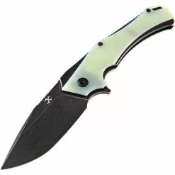 Kansept Knives Kansept 1008A4 Helix Framelock D2 Jade
