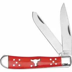Cattlemans Cutlery Cattlemans 0002RD Trapper Red