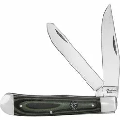 Cattlemans Cutlery Cattlemans 0002GGN Cowhand Trapper Green
