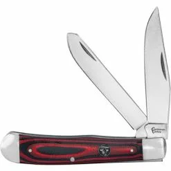 Cattlemans Cutlery Cattlemans 0002GRD Cowhand Trapper Red