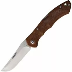 Komoran Knives & Swords Komoran 039 Lockback Brown Micarta