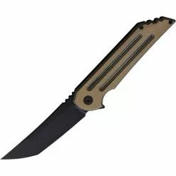 Hoback Knives Hoback 031ST Kwaiback Framelock Coyote
