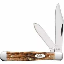 Case XX Knives Case Cutlery 10729 Swell Center Jack Amber Bone