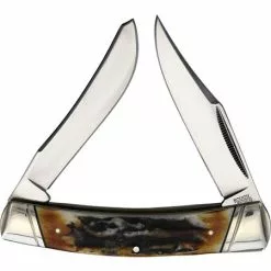 Rough Rider Knives Rough Rider 2433 Moose Cinnamon Bone Stag