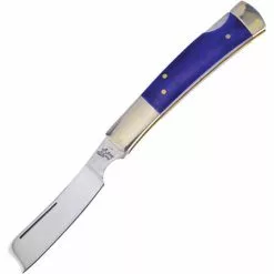 Frost Cutlery & Knives Frost 17150BLSB Razor Lockback Blue Bone