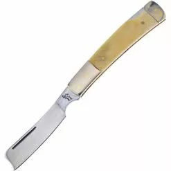 Frost Cutlery & Knives Frost 17150WSB Razor Lockback White Bone