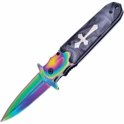 Frost Cutlery & Knives Frost SHP20B Linerlock A/O Spectrum