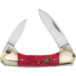 Hen & Rooster Knives Hen & Rooster 102DRPB Small Canoe Red Bone