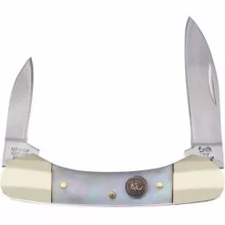 Hen & Rooster Knives Hen & Rooster 102SMOP Small Canoe Salt MOP