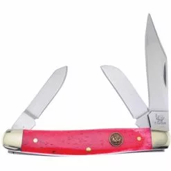 Hen & Rooster Knives Hen & Rooster 313RSB Stockman Red Bone