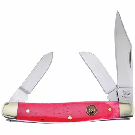 Hen & Rooster Knives Hen & Rooster 313RSB Stockman Red Bone
