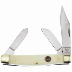 Hen & Rooster Knives Hen & Rooster 313SB Stockman Smooth Bone