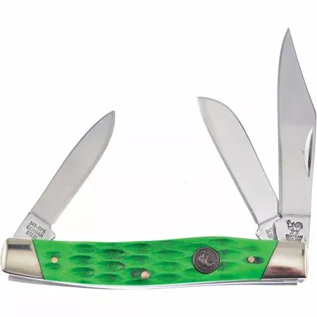 Hen & Rooster Knives Hen & Rooster 343GPB Stockman Green Pick Bone