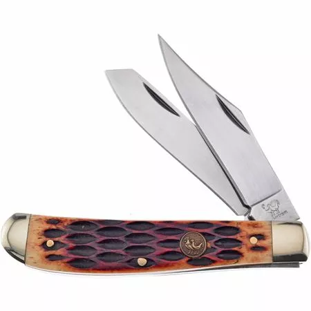 Hen & Rooster Knives Hen & Rooster 412BRPB Trapper Brown Bone