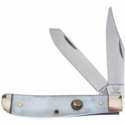 Hen & Rooster Knives Hen & Rooster 412SMOP Trapper Salt MOP