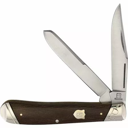 Rough Rider Knives Rough Rider 2330 Trapper Brown Burlap