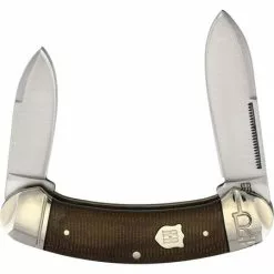 Rough Rider Knives Rough Rider 2376 Bow Canoe Brown Burlap