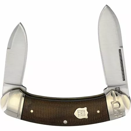 Rough Rider Knives Rough Rider 2376 Bow Canoe Brown Burlap