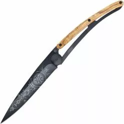 Deejo Knives Deejo 1GB163 37g Tattoo Linerlock Viking