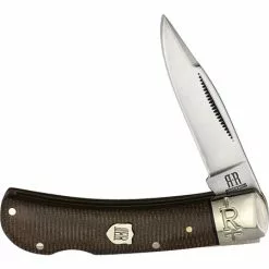 Rough Rider Knives Rough Rider 2337 Lockback Brown Burlap