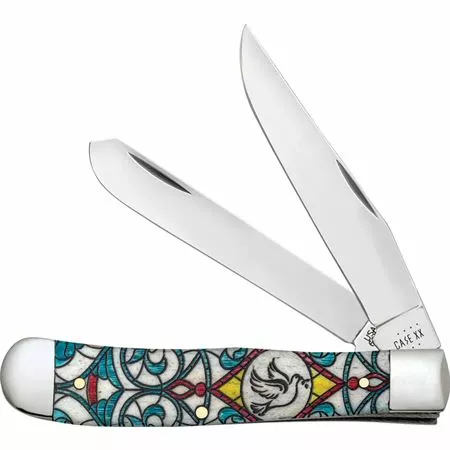 Case XX Knives Case 38819 Trapper Stained Glass Dove