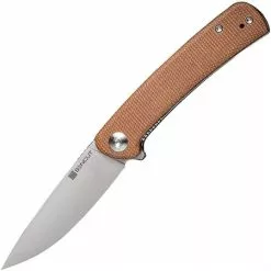 SenCut Knives SenCut 09D Neches Linerlock Brn Micarta